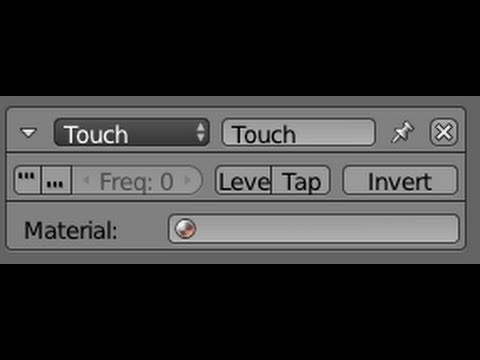 Blender GE Tutorial - 1.1 Touch Sensor (Deutsch)
