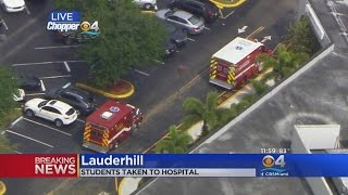 Students Taken To Hospital During Fire Drill