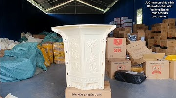 Báo giá khuôn chậu ABS lục giác ống cao 44 rộng 35 hoa văn Phúc Lộc Thọ phối Trúc hàng Việt Nam
