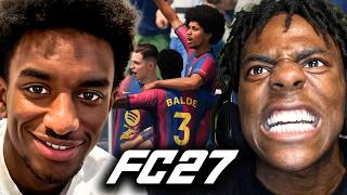 IShowSpeed Plays El Clásico With Alejandro Balde in FC 27 😂🔥