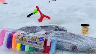 ЛОВЛЮ НА ПЛАСТИЛИН Клюет только так Бюджетная приманка косит форель