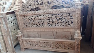 Tempat Tidur Mawar || Mebel Mentah Mebel Jepara