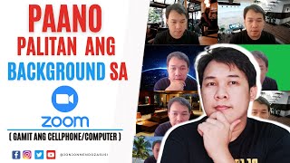 PAANO PALITAN ANG BACKGROUND SA ZOOM | VIRTUAL BACKGROUND