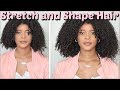 How to Stretch Natural Hair in Minutes | No Heat No Shrinkage
