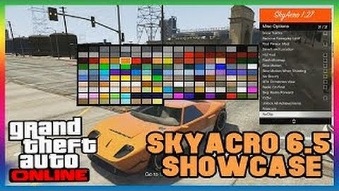 GTA 5 SKYACRO V6.5 MOD MENU FREE XBOX 360 + DOWNLOAD