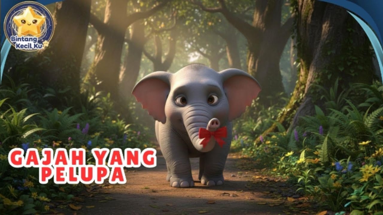JANGAN KAGETIN GAJAH INI! |GAJAH YANG PELUPA | Cerita anak | Kejutan Tak Terduga Genta & Pita Merah
