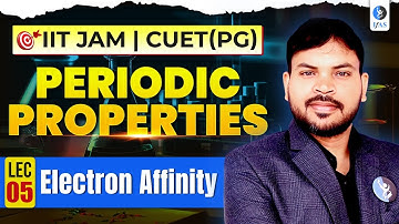 Periodic Properties IIT JAM & CUET PG Chemistry 2026: Electron Affinity Explained!