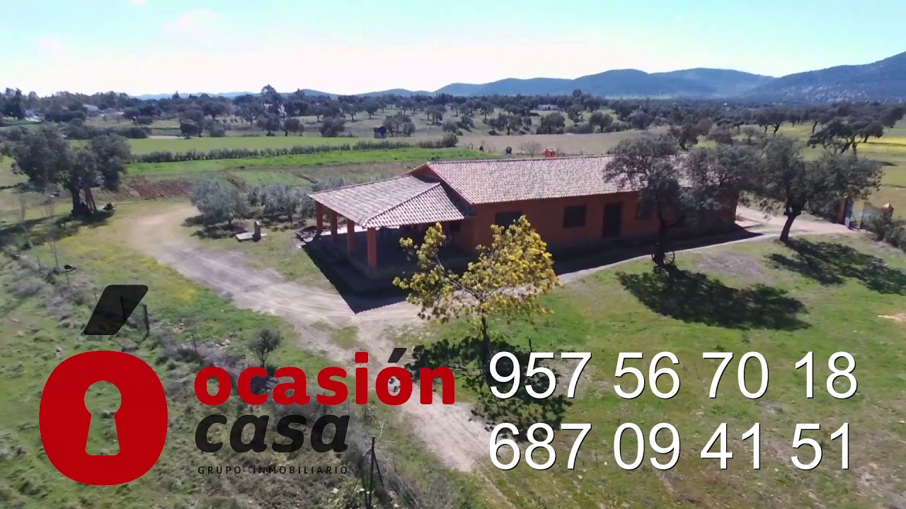 Un chalet espectacular en una zona única en Peñarroya-Pueblonuevo.  A vista de drone 🛩🛩🛩  42.000