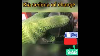kia sedona 2017-2021 oil change