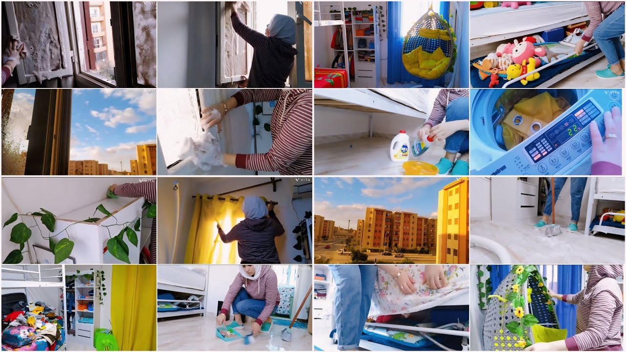 روتين 🌿🧡 تنظيفات رمضان 2024 ⭐🌙 تنظيف عميق مليان رغاوي 🧽 نظافه ونشاط 💯 روتين تحفيزي 🪣🧹 بريحه النظافه✨