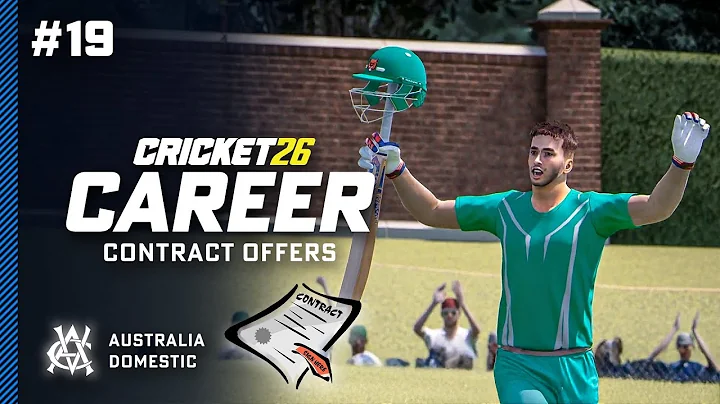 CONTRACT SIGNING - Cricket 26 Career Mode #19