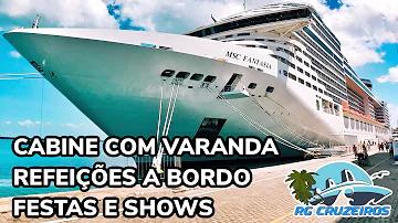 O que tem no navio MSC Fantasia?