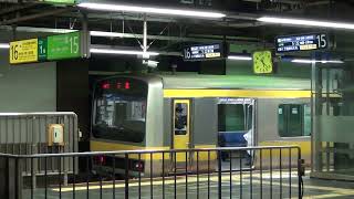 新宿駅16番線 総武線E231系0番台