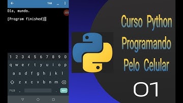 Curso Python - Aula 01 | #Programando pelo celular.