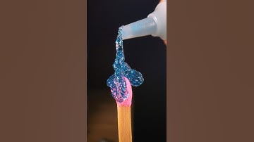 ASMR jelly matchstick ignition close-up ( macro - zoom in ) #asmr #asmrsounds #closeup