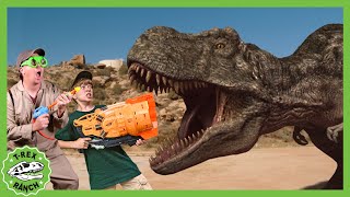 Dinosaurs Move to California Part 2! | T-Rex Ranch Dinosaur Videos