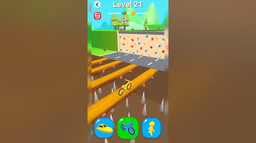 Shape Shifting Game Level 21 | Lets Transform #shorts #games