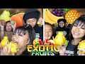 FIRE🔥 OR NAH🤢: TRYING EXOTIC FRUITS 🍐🍏🍍FOR THE FIRST TIME!