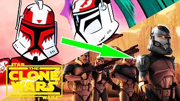 The HEARTBREAKING Reason COMMANDER WOLFFE Changed His Armour From RED to GREY - Clone Wars Season 7