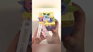 Exploding box birthday mini album #scrapbookingalbum #handmadealbum