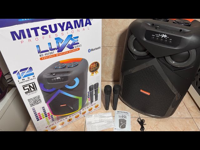 Speaker Portable Bluetooth Mitsuyama MS-4020BT Luxe Series Karaoke