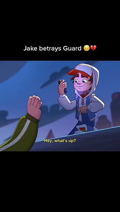 Jake Betrays Guard 😞💔 #subwaysurfers #shorts