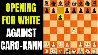 OPENING FOR WHITE Against Caro-Kann Defense | Best Chess Moves, Traps, Strategy & Ideas screenshot 5