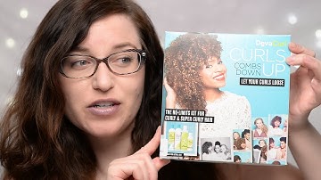 DevaCurl Curls Up Combs Down Starter Kit for Natural Curly Hair Unboxing | CORRIE V