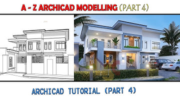 A - Z (PART 4)ARCHICAD MODELING TUTORIAL  #archicad #tutorials