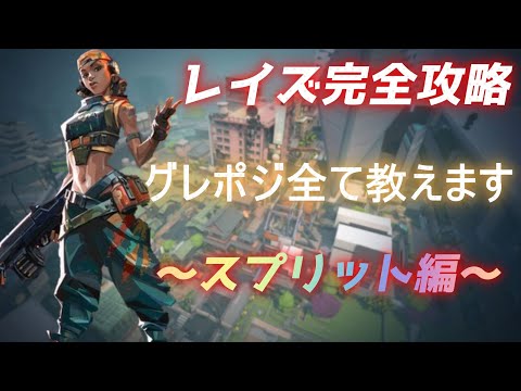 【VALORANT】これさえ見れば完璧！レイズのスプリットグレポジ全部教えます【ヴァロラント】