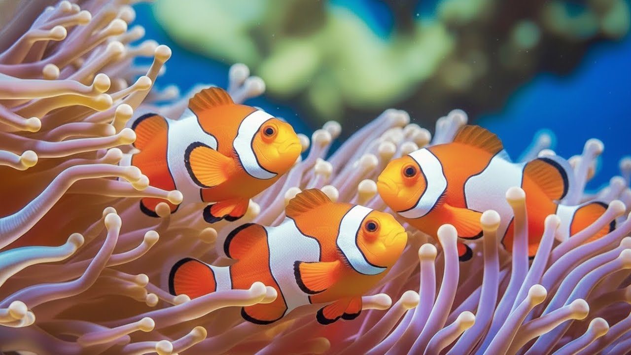 The Best 4K Aquarium 🐠 Explore the Stunning World of Sea Jellyfish and Beautiful Coral Reef Fish.#96