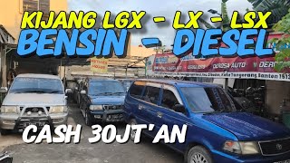 Mobil Kijang LGX Bensin \u0026 Diesel Tersedia, Harga Termurah Mulai 30jt'an..!!
