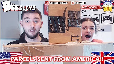 British Couple Open Awesome Parcels from America