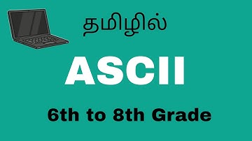 ASCII Code Explained in Tamil