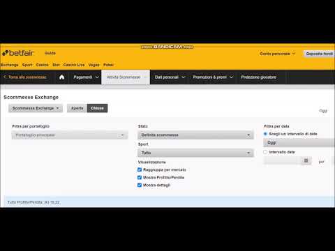 Video: Come Guadagnare Con Il Betting Exchange