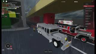 Roblox puv drive driving jeepney on  a rainy day+jeep convoy on quelotski personal jeepney