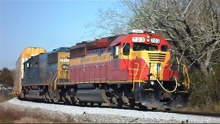 FEC & CSX Locomotives Pulling Autoracks Together On West Coast