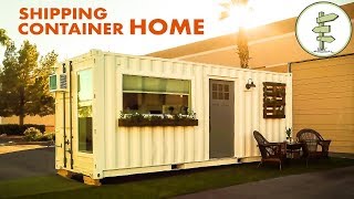 Minimalist 20ft Shipping Container Tiny House for $39K  Full Tour