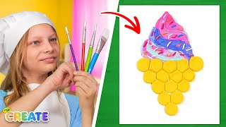 Art Challenge Crayons, Glitter & Model Magic Fun