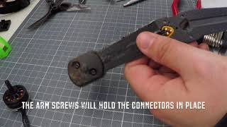 TBS Vendetta both arms repair in less than 30 minutes - no soldering! #fpv #kwad