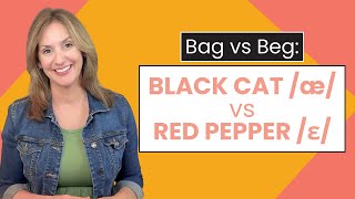 BLACK CAT vs RED PEPPER Vowels | Fix This Common English Pronunciation Problem
