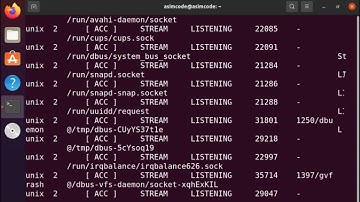 netstat for checking active connections