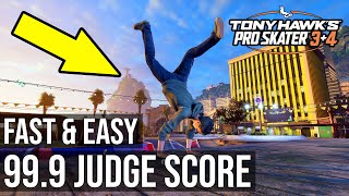Tony Hawk's Pro Skater 3+4 - THPS 3+4 - Judge Score 99.9 - Fast and Easy Gold Medal Trick