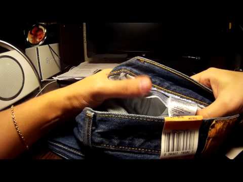 Распаковка посылки из USA Джинсы Levi's 501