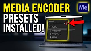 How to install Adobe Media Encoder presets for YouTube optimization - Quick Tutorial
