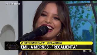 Video thumbnail of "Emilia Mernes ft. RECALIENTA | en Con amigos así"