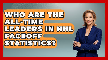 Who Are the All-Time Leaders in NHL Faceoff Statistics? - Puck Stats Central