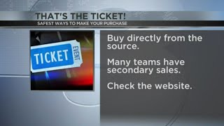 BBB discusses ways to safely purchase tickets online and making sure you don't fall victim to scams