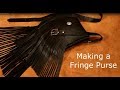 Making a Leather Fringe Purse