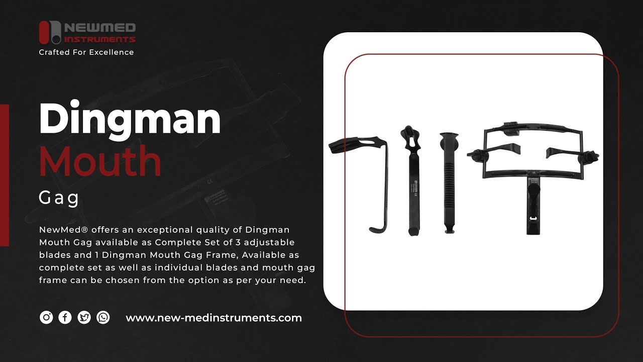 High-Quality Dingman Mouth Gag - Essential Surgical Tool | New Med ...